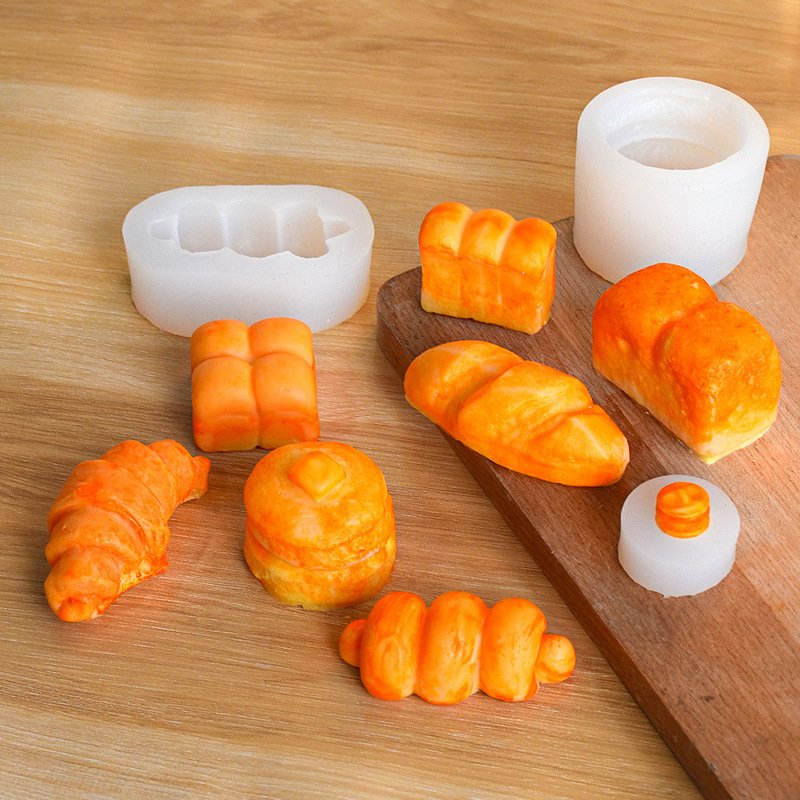 Muffin Bread Knead Gel Mold Fondant Cake Decoration Mold