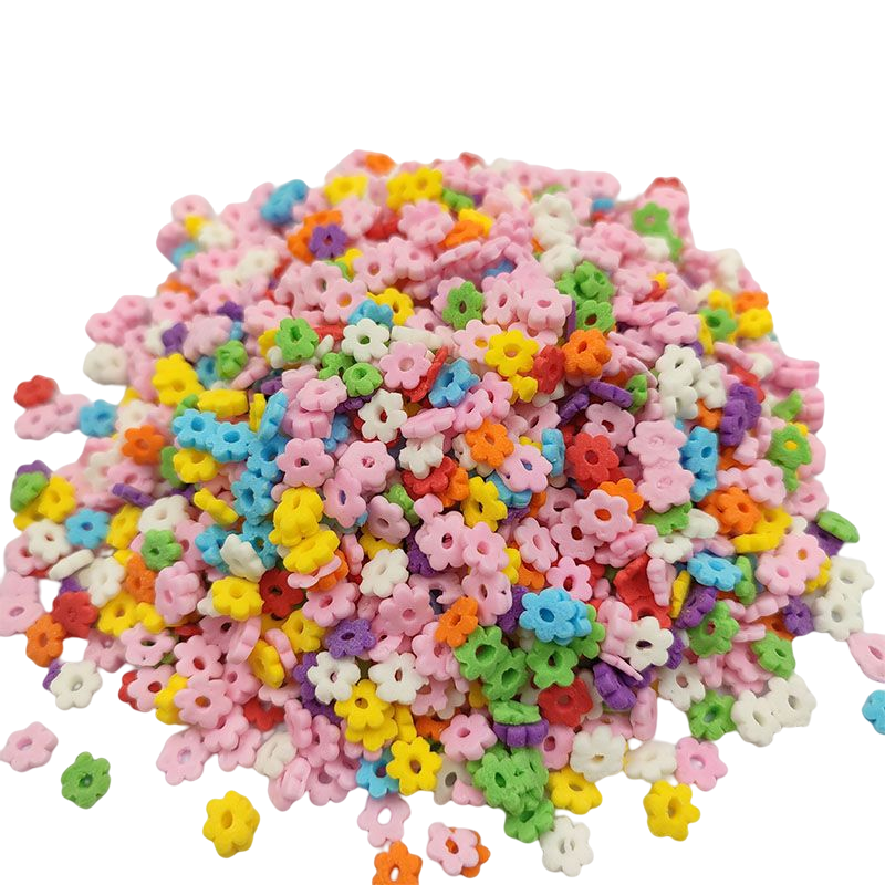 Newest colored ribbon confetti candy cake decoration sprinkle reasonable price sprinkles manufacturer for cake decorations