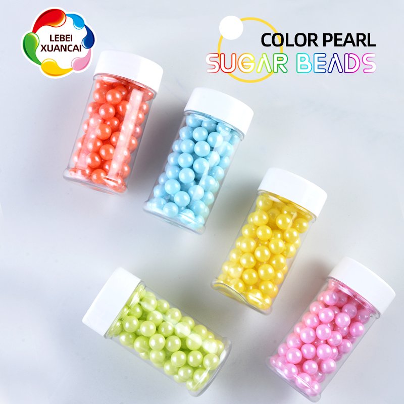 10mm rainbow colorful sugar beads bakery ingredients wholesalers sprinkles candy factory for cake decoration
