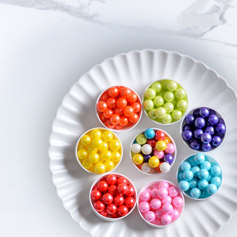 10mm rainbow colorful sugar beads bakery ingredients wholesalers sprinkles candy factory for cake decoration