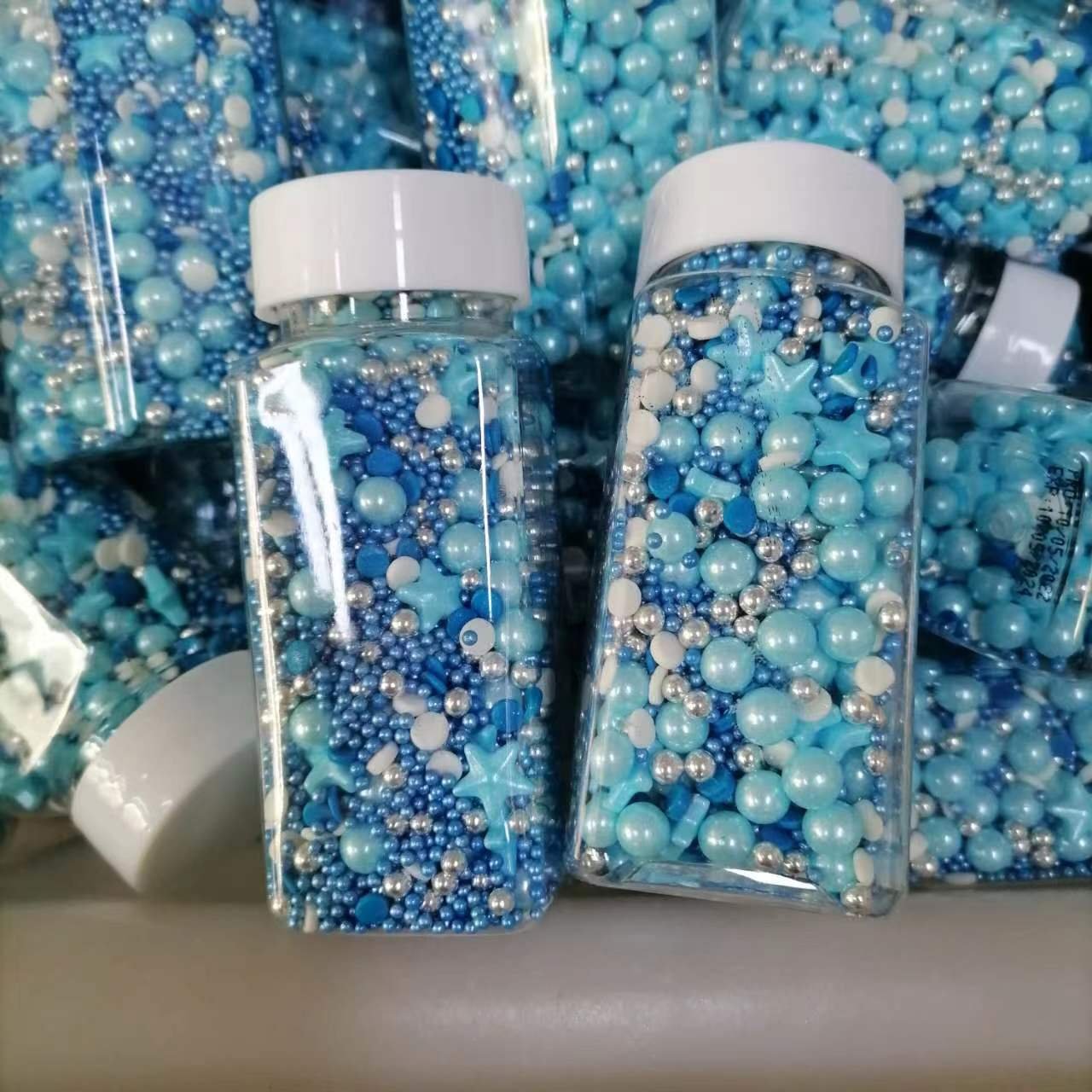 100g 120gColorful Bulk Sprinkles Edible Sugar Beads For Cake Decorations cake Sprinkles