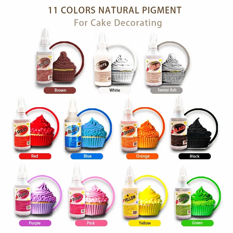 Hot Sale Bakery Decoration Ingredients Food Color For Cake Ice Cream Cookies Gel Colors