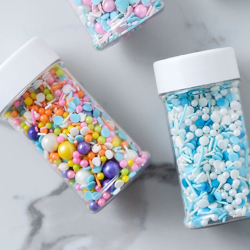 sprinkles candy chrismates day confetti candy rainbow colorful pressed candy can be eat bakery ingredients for cake decoration