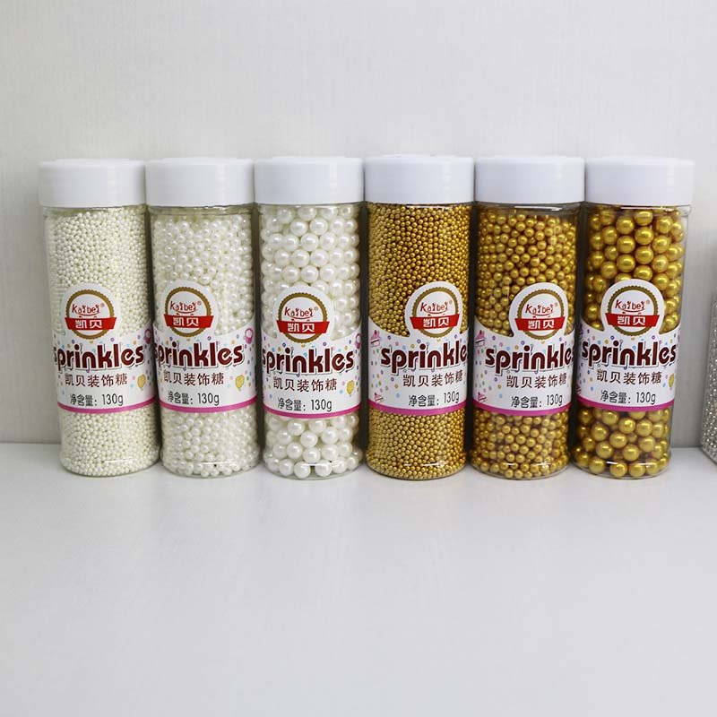 120g Mixed Colorful Edible Sprinkles Sugar Beads For Bakery Decoration Ingredients sprinkles cake decoration
