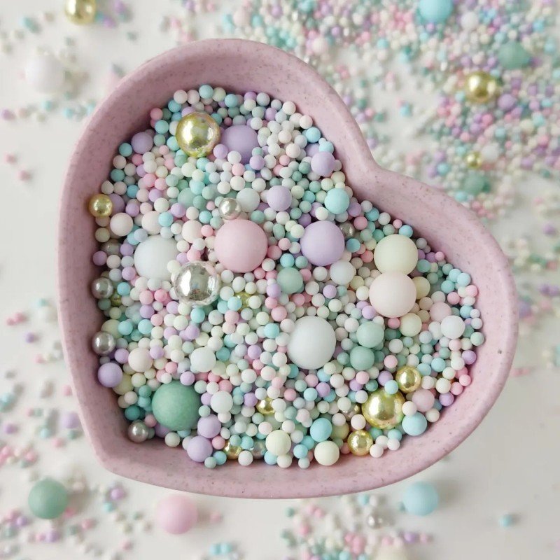 500g halal sprinkles cake decoration mix matte sugar beads sliver sprinkles