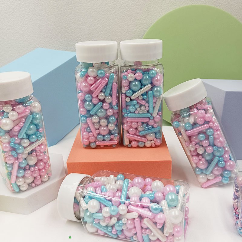 Cake Sprinkles Mixed Pearls Beads Food Coloring Bakery decoration Mix Sprinkles Cake Decorations for Baking Sprinkles