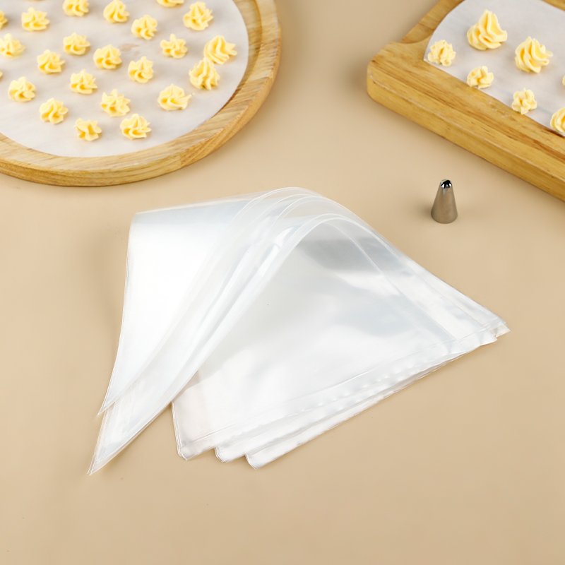Wholesale Extra Thick Pastry Bags Large Disposable Icing Decorating Bags Cake Piping Bags Durable Brown Cake Tools Plastic Cake
