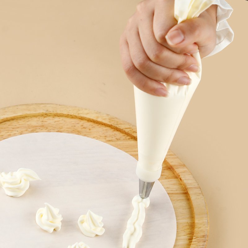 Wholesale Extra Thick Pastry Bags Large Disposable Icing Decorating Bags Cake Piping Bags Durable Brown Cake Tools Plastic Cake