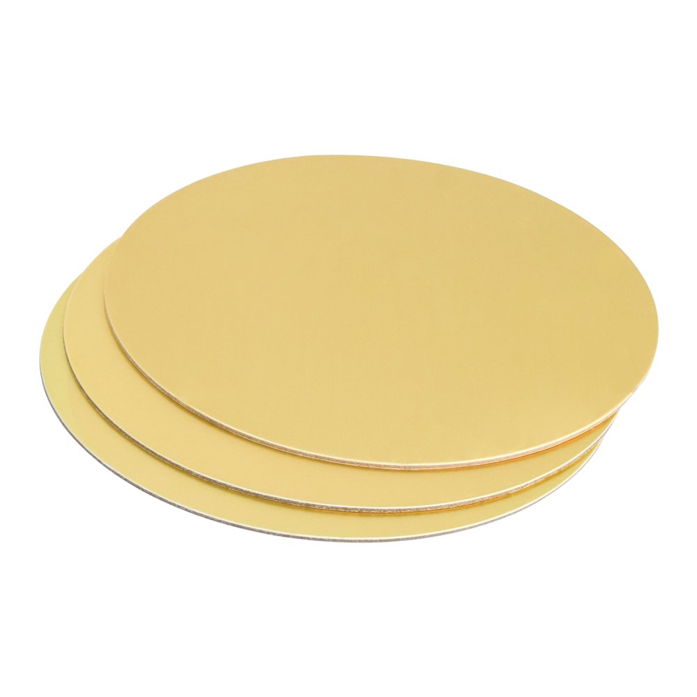 High Quality Golden Cake Board 2.5mm Round Different Size Disposable Base Cake Drum