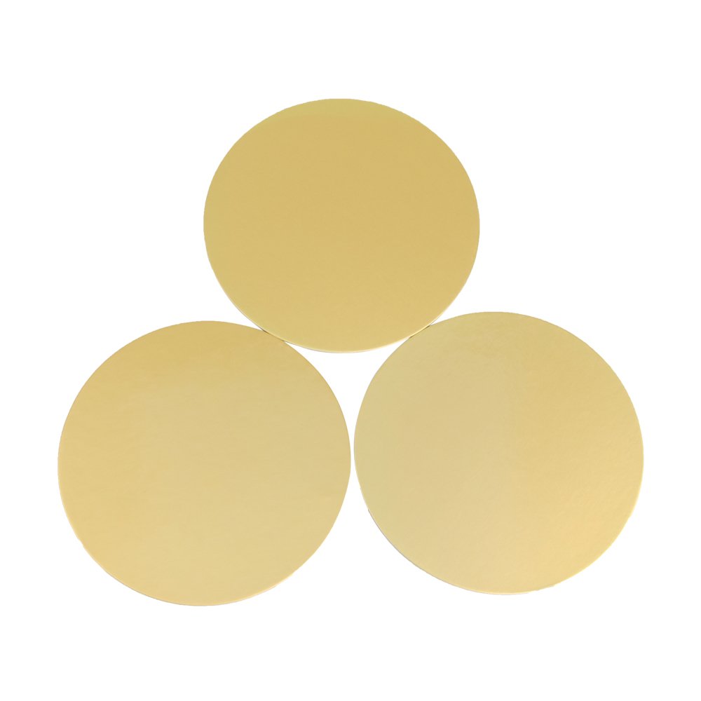High Quality Golden Cake Board 2.5mm Round Different Size Disposable Base Cake Drum