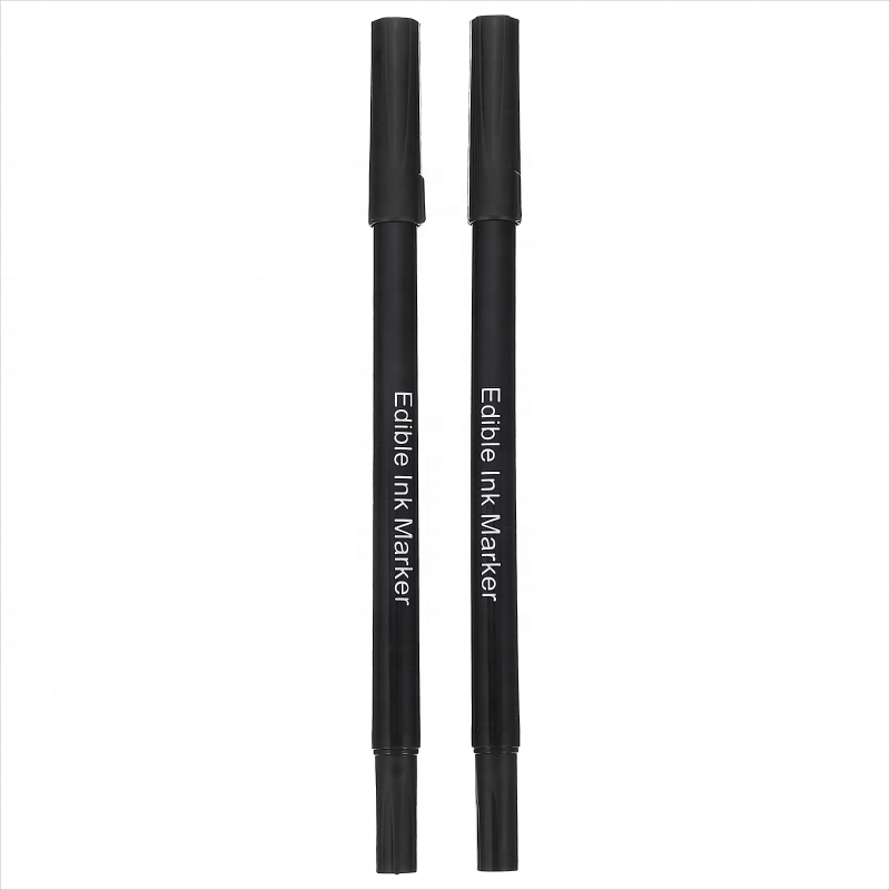 Food Coloring Pens Double Sided Food Grade Edible Marker Gourmet Writers for Decorating Fondant Cakes Cookies
