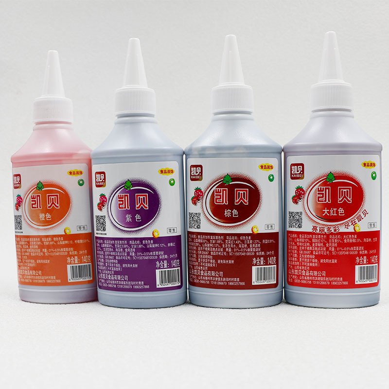 Hot sale bakery decoration ingredients food color for cake ice cream cookies gel colors