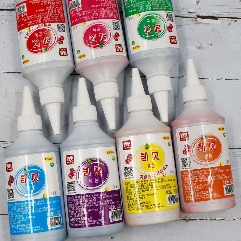 Hot sale bakery decoration ingredients food color for cake ice cream cookies gel colors