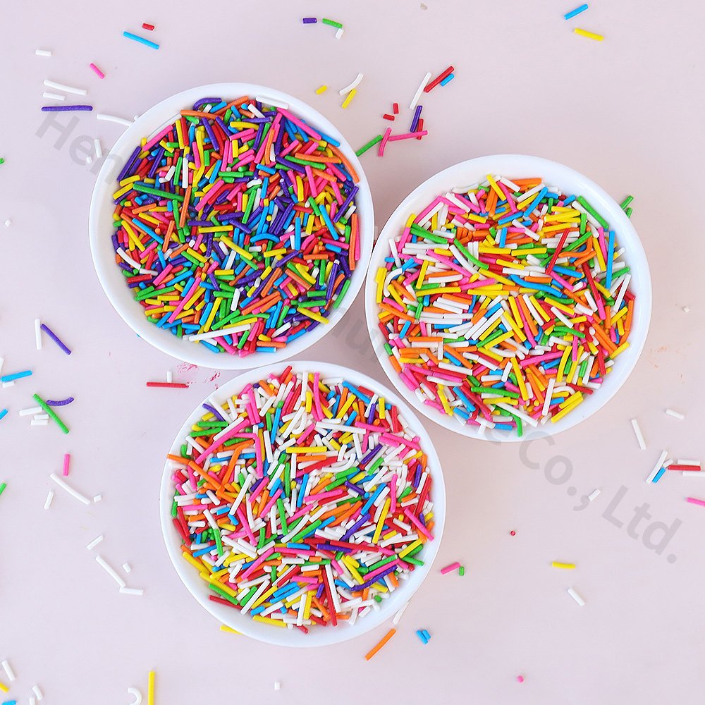 12colors Cake Sprinkles Jimmies Sprinkles Cookie ice cream For home DIY cake sprinkles sugar pearl Edible Candy Sprinkles