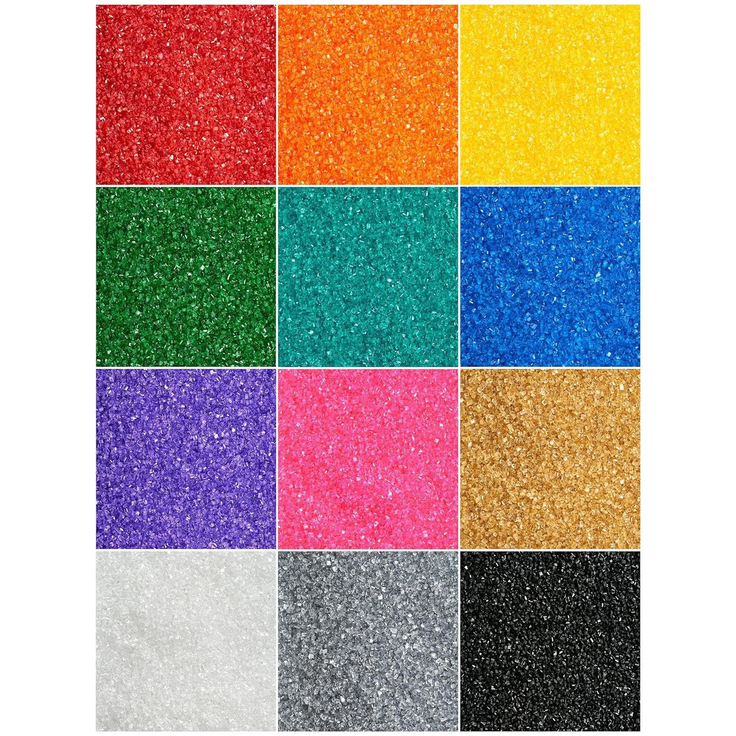 Sanding Sugar, Sparkling Gold Edible Sugar Sprinkles, Edible Sanding Sugar Sugar Sprinkle Mix For Celebration Cakes, Cupcakes,