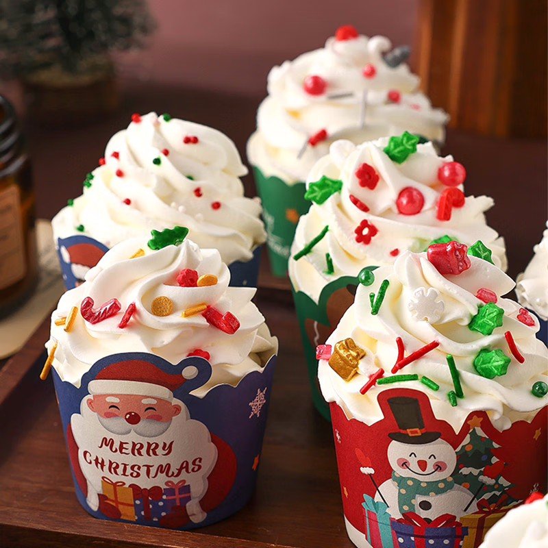Christmas edible sprinkles halal sprinkles cake decoration edible sprinkles sugar beads