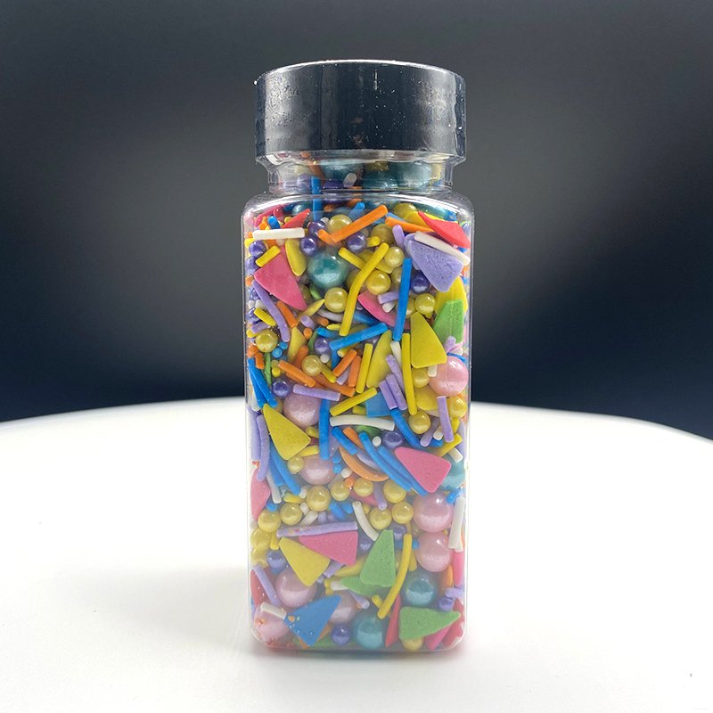 Unicorn Plastic Candle Wax Ice Cream Edible Different Sizes Cake Decoration Snowflakes Glass Bottle Of Craft Sprinkles