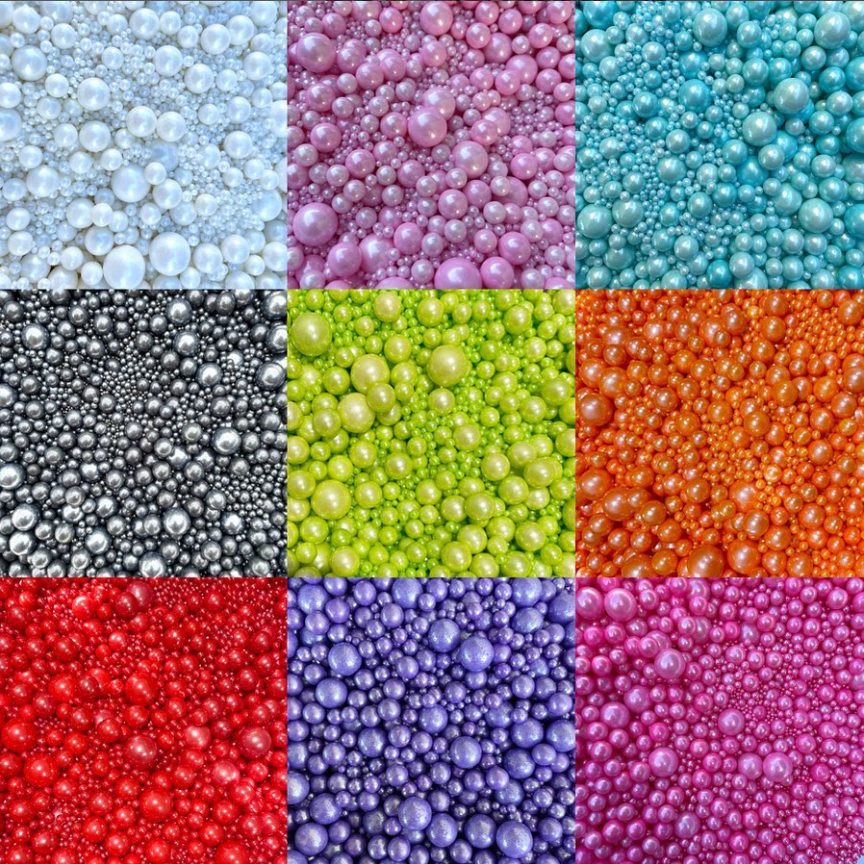 Edible pearls pastry decoration cake baking ingredients