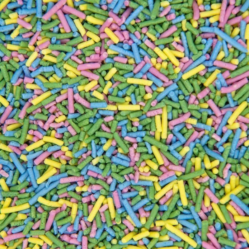 Low Price Colorful Mixed Needle Sprinkles Edible Jimmies For Cake IceCream Donut Decoration