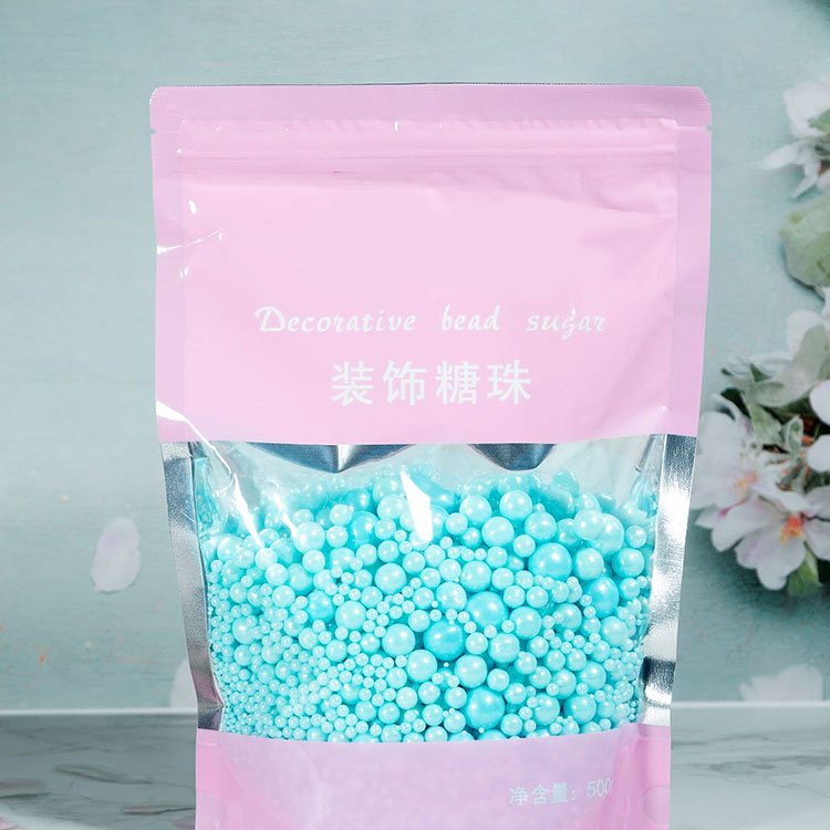 Hot Selling Good Quality Clay Slime White Cake Sprinkles 15 Mm