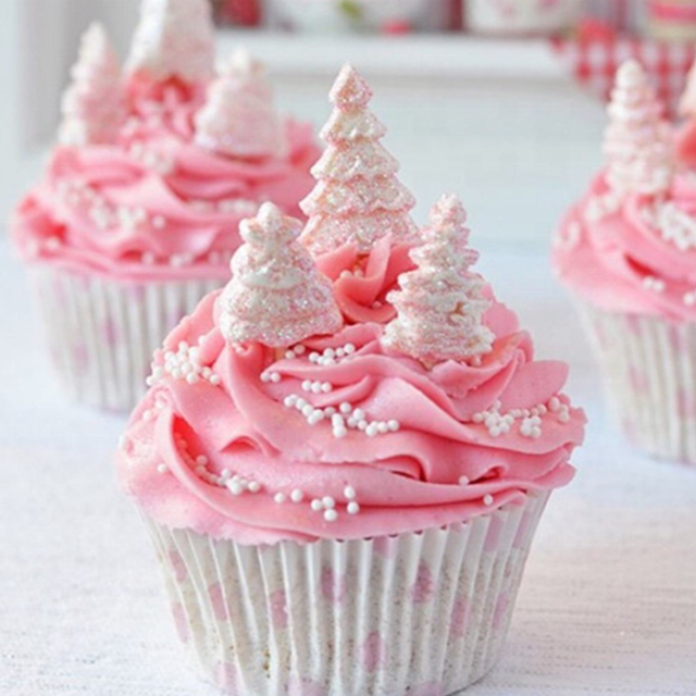 LOVEBAKERY Baby Girl Pink Sprinkles With Star Glitter For Ice Cream Chocolate Bakery Ingredients Sprinkles Cake Decorations