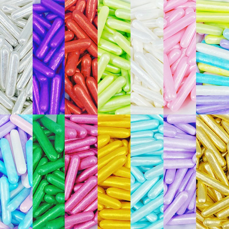 Bakery Ingredients Edible Colorful Sugar Needles Sugar Rods Bakery Ingredients For Cake Decorating