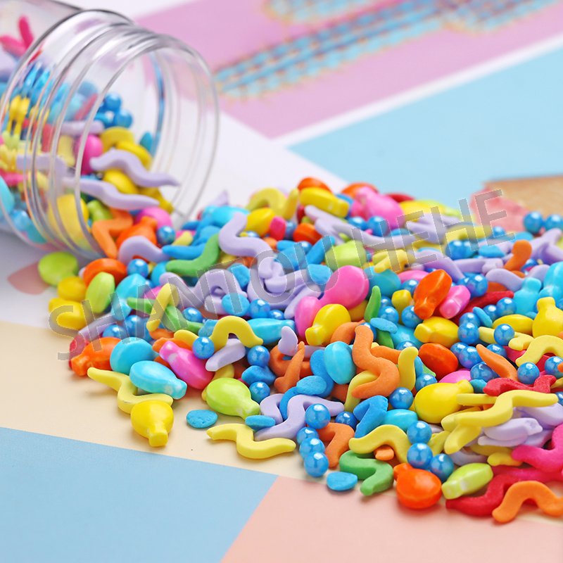 1kg bag 1kg pearl sugar beads cake sprinkles mix wholesale sprinkles candy for cake and cupcake decoration baking ingredients