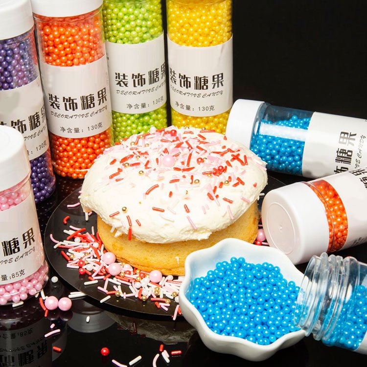 8 Colors Colour Rice Sprinkles Cake Decoration Sugar Pearl