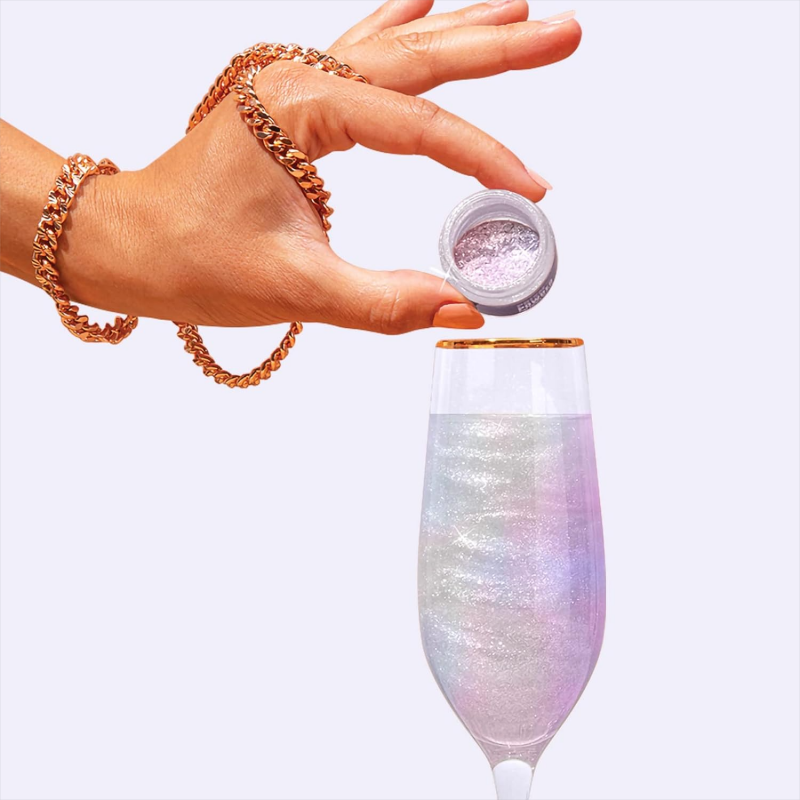 No Taste or Texture Moonstone Iridescent Edible Glitter Shimmer Pigment for Sparkling Food and Drinks