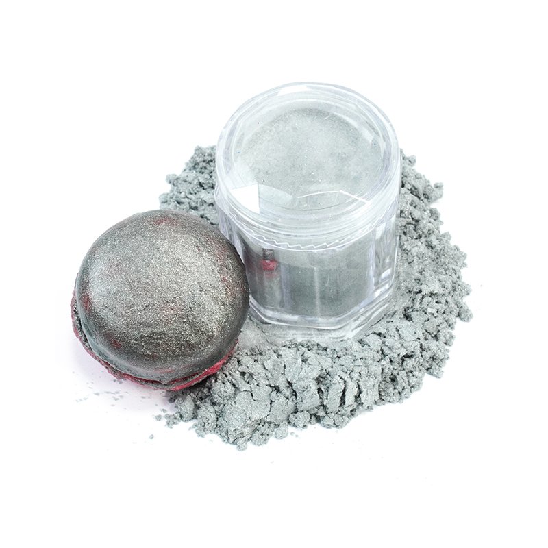 Food Grade Silver White Cake Powder Edible Glitter Bakery Decoration Ingredients Edible Luster Dust
