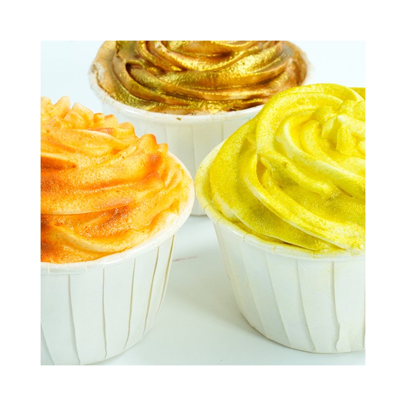 Food Coloring E171 Free Edible Gold Shimmer Dusting Powder for Cakes Cocktail