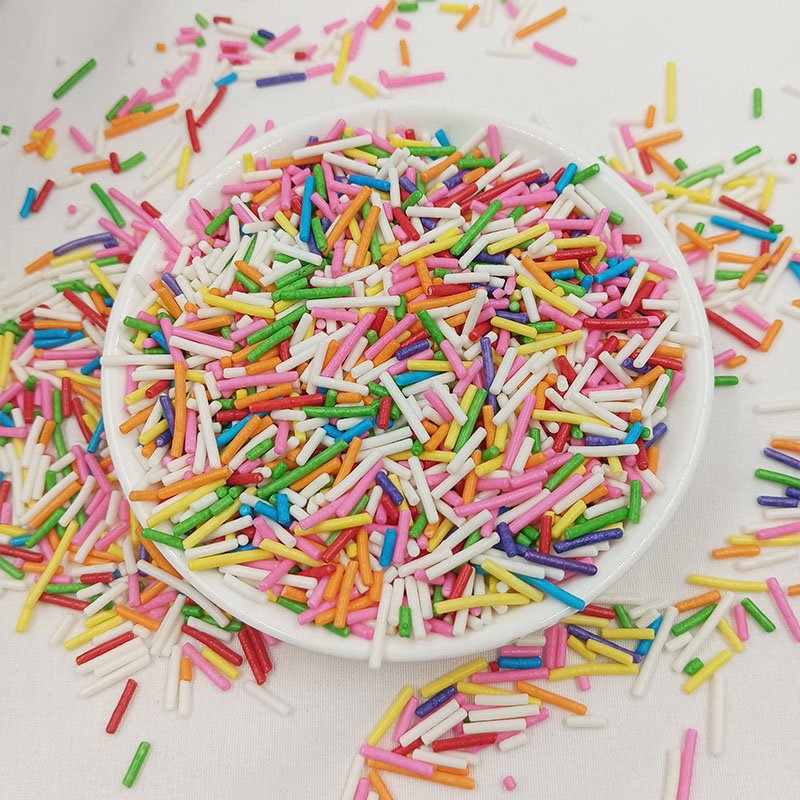 500G Color Pearl Sugar Beads Decorating Candy Mixed Sizes Baking Cake Toppings Edible Sprinkles