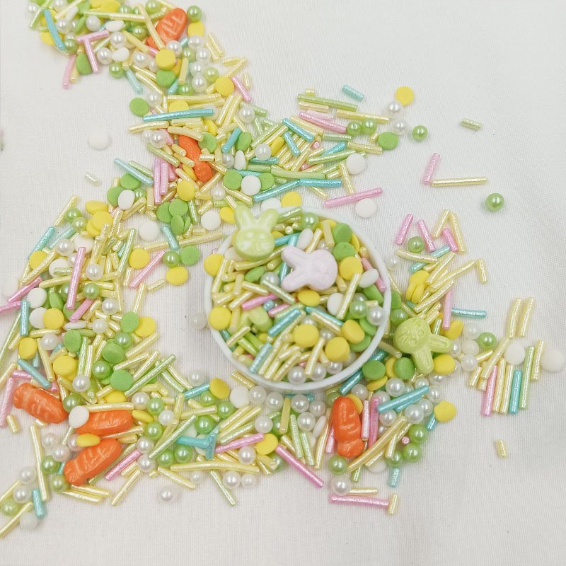 500G Color Pearl Sugar Beads Decorating Candy Mixed Sizes Baking Cake Toppings Edible Sprinkles