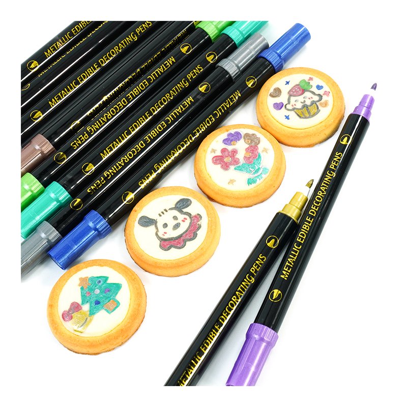 Edible Pen Baking Tool Edible Marker With Various Colors Decorating For Cookie Cake