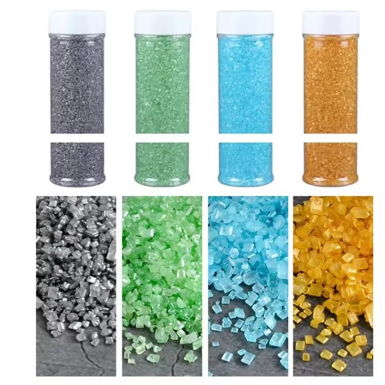 Sprinkles Mixes Diamond Cotton Candy Edible Sugar Sanding Sprinkles Glitter for Baking Decorating