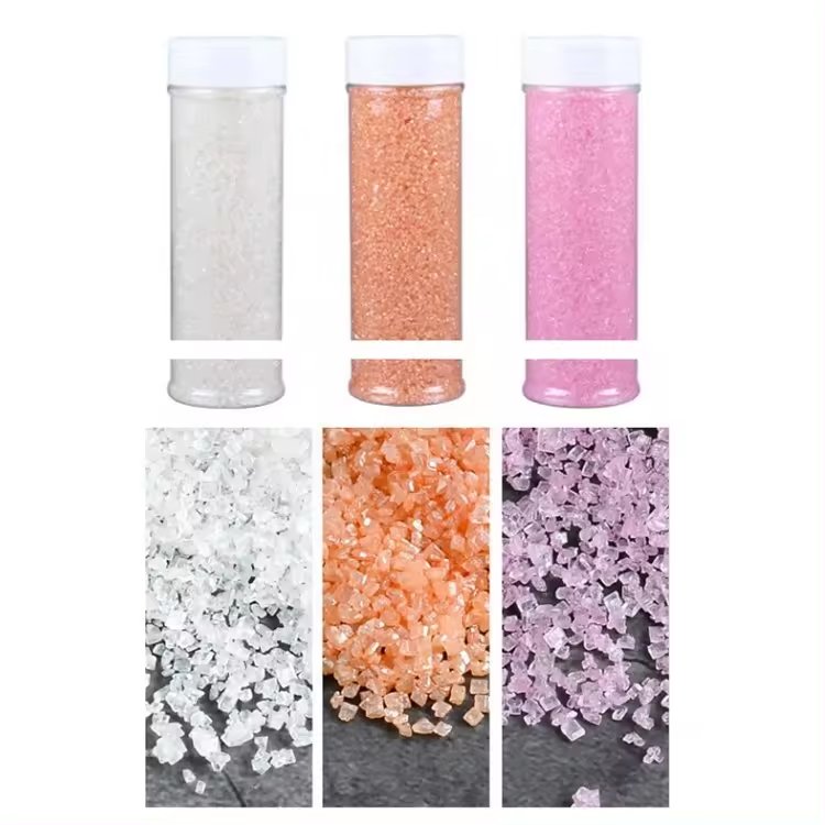 Sprinkles Mixes Diamond Cotton Candy Edible Sugar Sanding Sprinkles Glitter for Baking Decorating