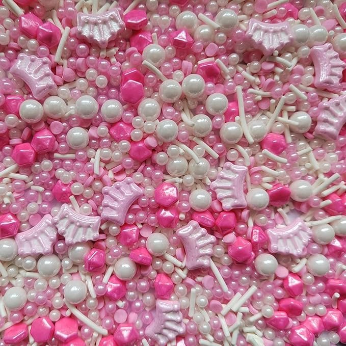 Edible Gold Pearl Sugar Sprinkles Candy Mix Size Baking Edible Cake Decorations Cupcake Toppers Cookie Decorating