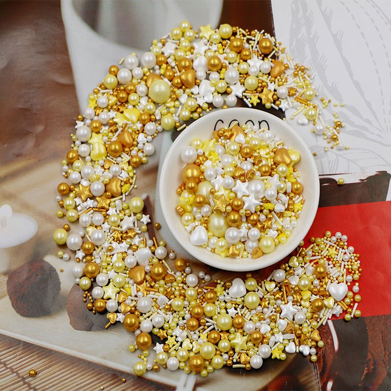 Factory Supply Food Grade Rainbow Sprinkles for Cake Bakery Decoration Ingredients,cake decoration accessories Cake Sprinkles