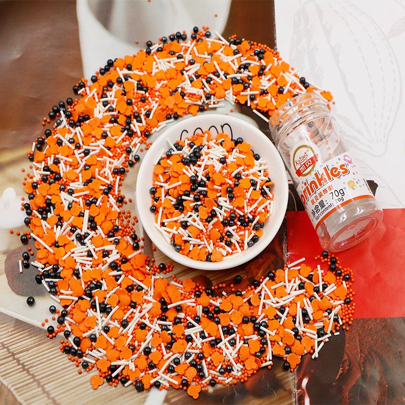 Factory Supply Food Grade Rainbow Sprinkles for Cake Bakery Decoration Ingredients,cake decoration accessories Cake Sprinkles