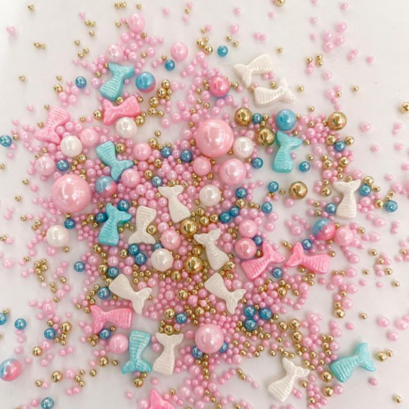 500g bakery decoration ingredients solid Fish tail sprinkles pearl sugar cakes decoration accessories