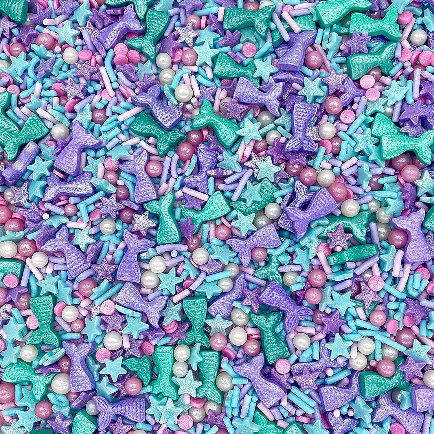 500g bakery decoration ingredients solid Fish tail sprinkles pearl sugar cakes decoration accessories