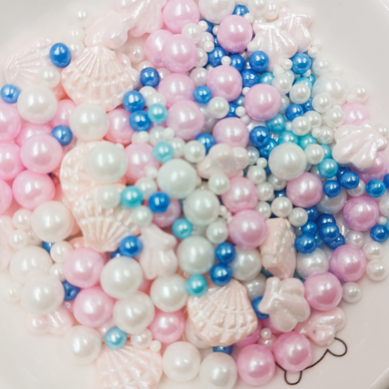 500g bakery decoration ingredients solid Fish tail sprinkles pearl sugar cakes decoration accessories