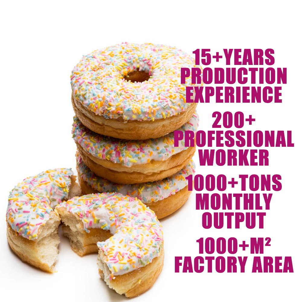 Bakery decoration ingredients sprinkles cake decoration Jimmies sprinkles comestibles