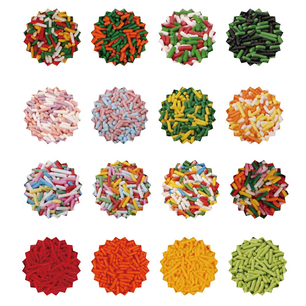 Bakery decoration ingredients sprinkles cake decoration Jimmies sprinkles comestibles