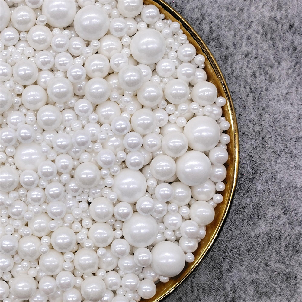 Hotsale White Gold Silver Edible Pearls Bakery Decoration Sprinkles For Cakes