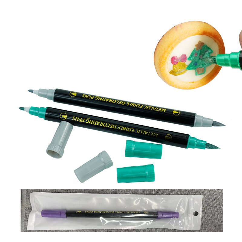 Food Markers edible pen cake decorating tools edible metallic marker pen For Cakes cookie