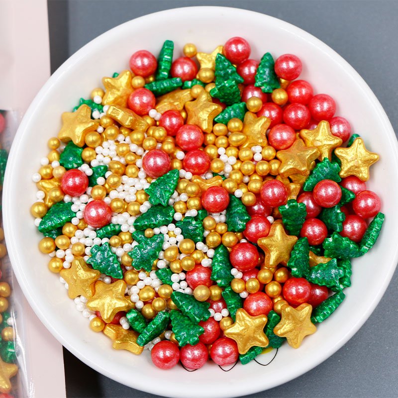2024 New Arrivals Chocolates Sprinkles Edible Icing Decoration Fondant for Christmas Baking Decoration Cake Sprinkles