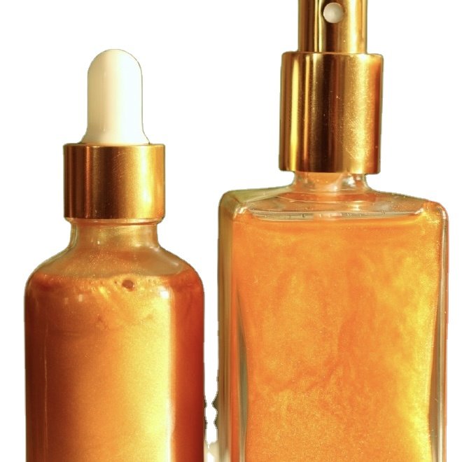 Body Shimmer Oil Long Lasting Shiny Glitter Boby Highlighter For Party Decoration