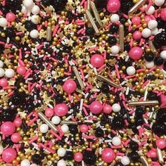 High Quality Edible Black Gold Sprinkles Fancy Toppings For Cake Premium Baking Decorations Sweetapolita