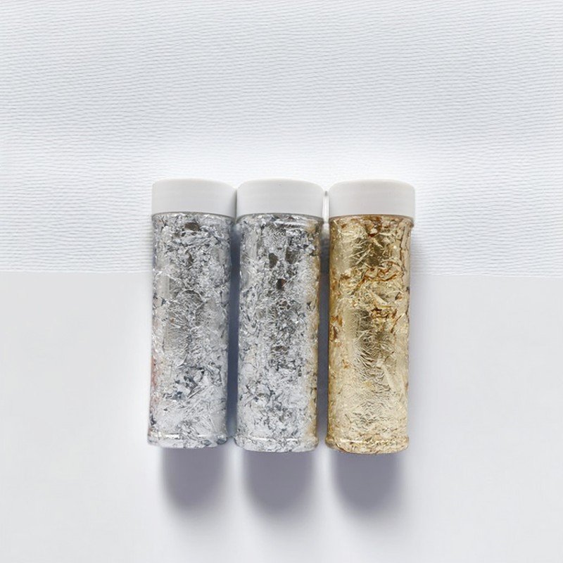 2g Bottles gold leaf flakes foil flakes cake decoration